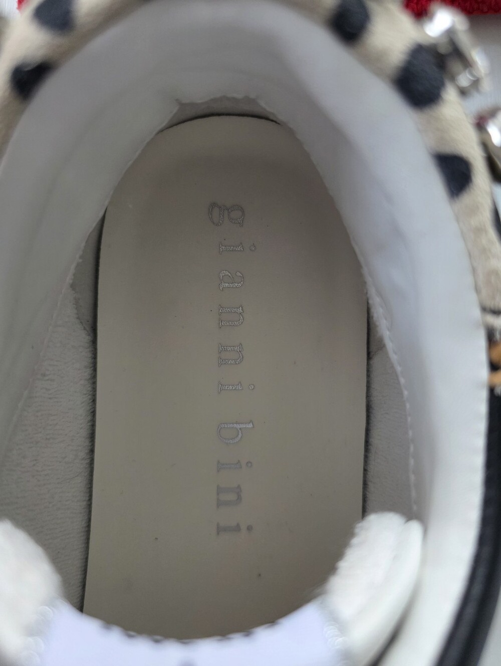 Gianni Bini White Leather Sneakers - Picture 14 of 16